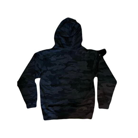 Si Tu Veux Men’s Black Army Hoodie - Picture 2 of 4